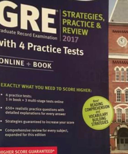 GRE 2017 Strategies, Practice, and Review with 4 Practice Tests