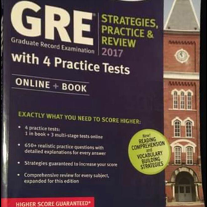 GRE 2017 Strategies, Practice, and Review with 4 Practice Tests