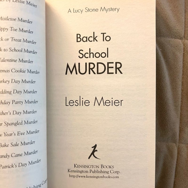 Back to School Murder  76