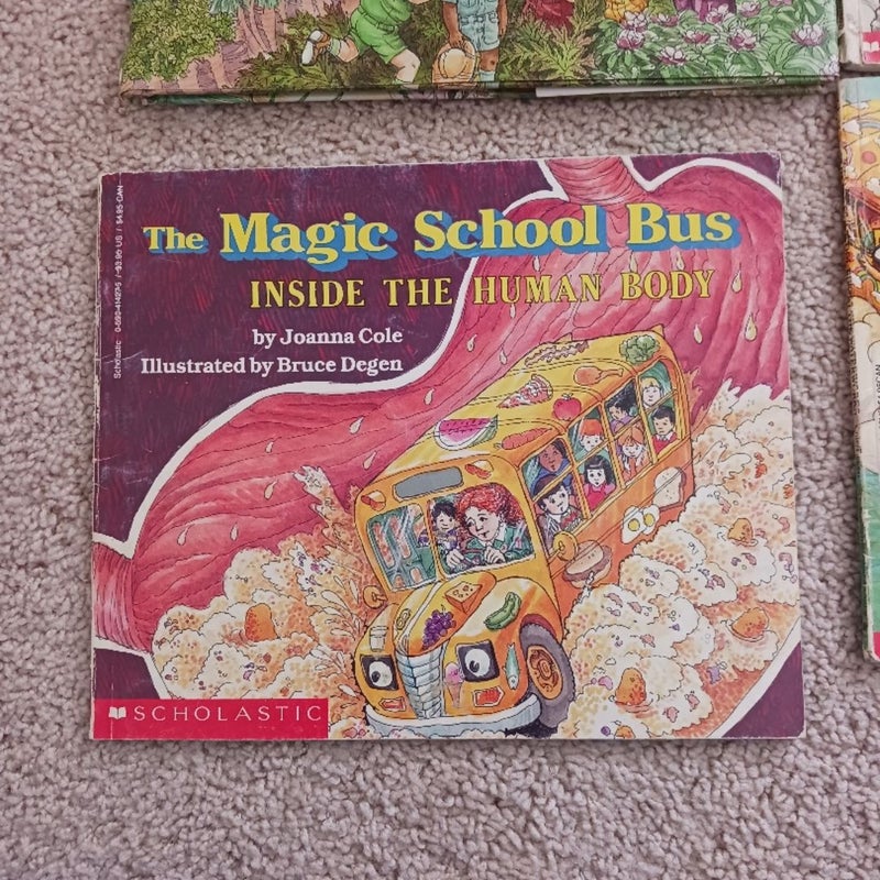 Vintage The Magic School Bus Book Bundle