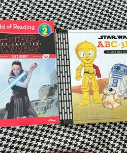 Star Wars kids bundle: World of Reading Star Wars: the Last Jedi Rey's Journey & ABC-3P0
