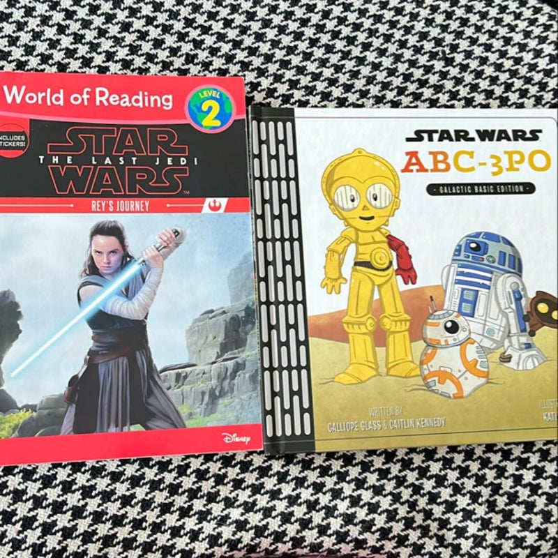 Star Wars kids bundle: World of Reading Star Wars: the Last Jedi Rey's Journey & ABC-3P0