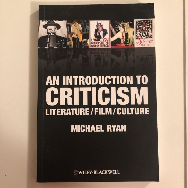 An Introduction to Criticism