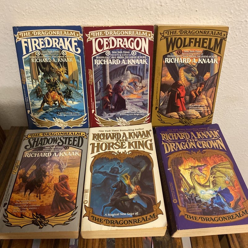 Lot of 10 Dragon Realms books