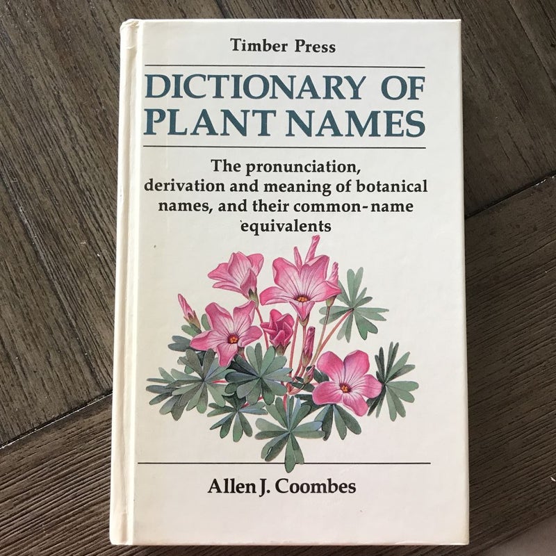 Dictionary of Plant Names