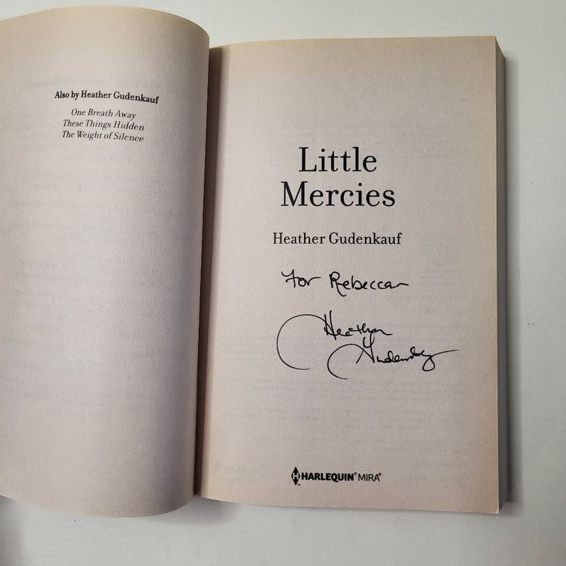 SIGNED ARC Little Mercies