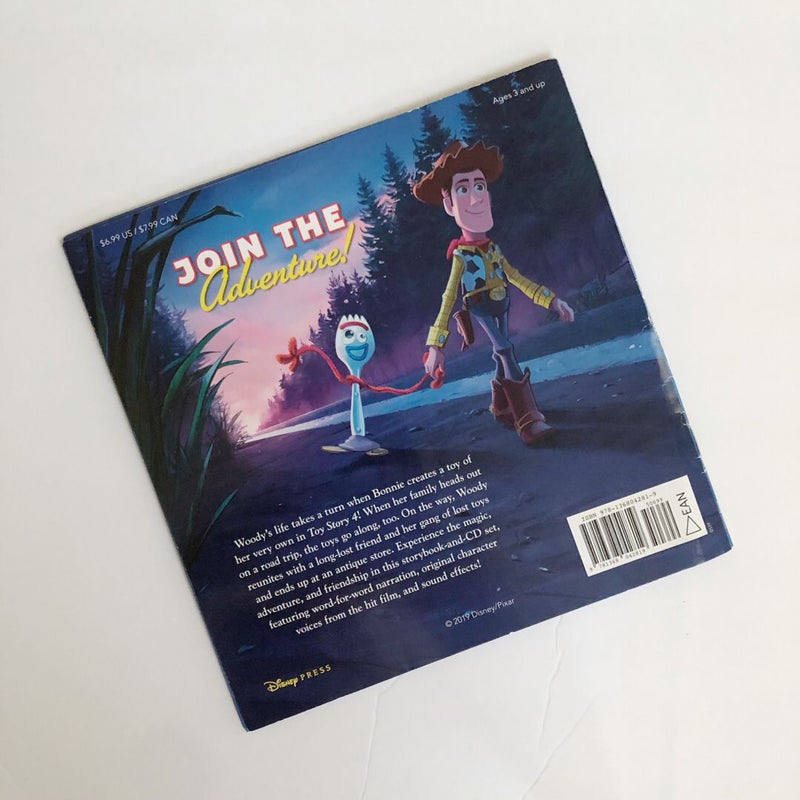 Toy Story 4 Read-Along Storybook and CD by Disney Books