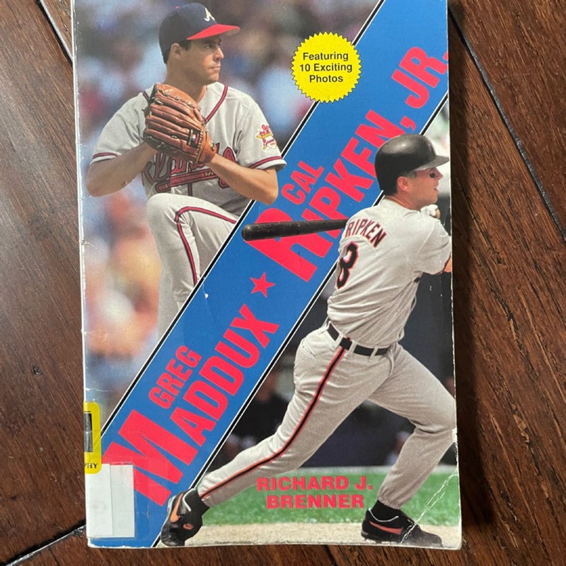 Greg Maddux and Cal Ripken Jr Baseball Book 1996