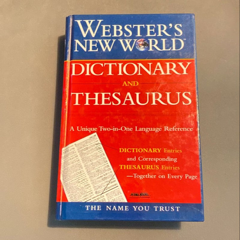 Webster’s New World Dictionary and Thesaurus 