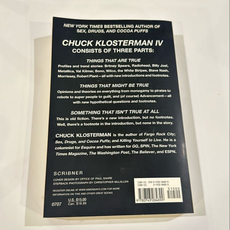 Chuck Klosterman IV