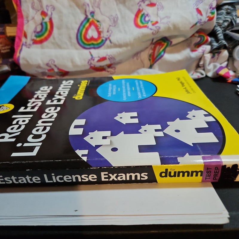Real Estate License Exams for Dummies with Online Practice Tests
