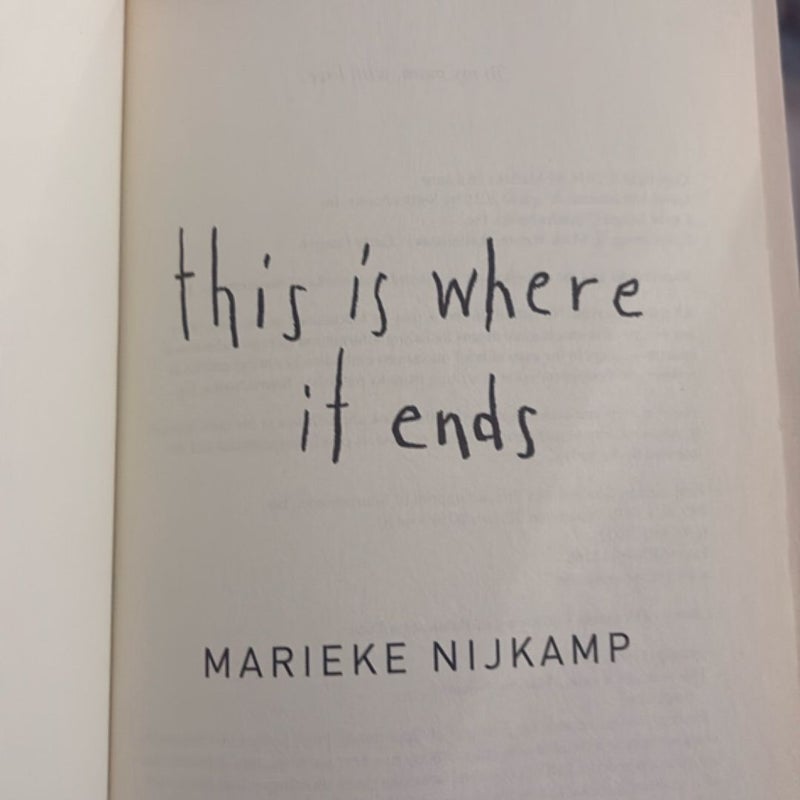 This Is Where It Ends