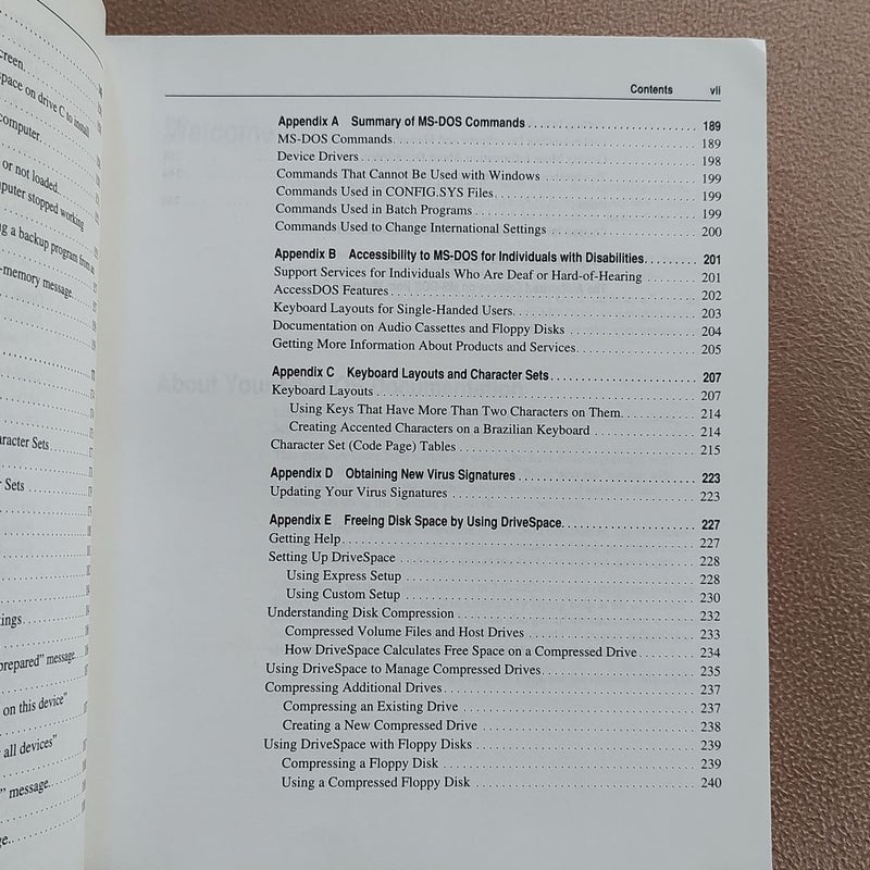 Microsoft MS-DOS 6.22 Operating System User's Guide