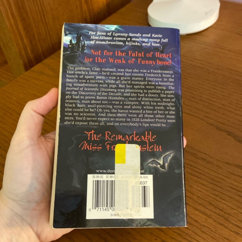 The Remarkable Miss Frankenstein