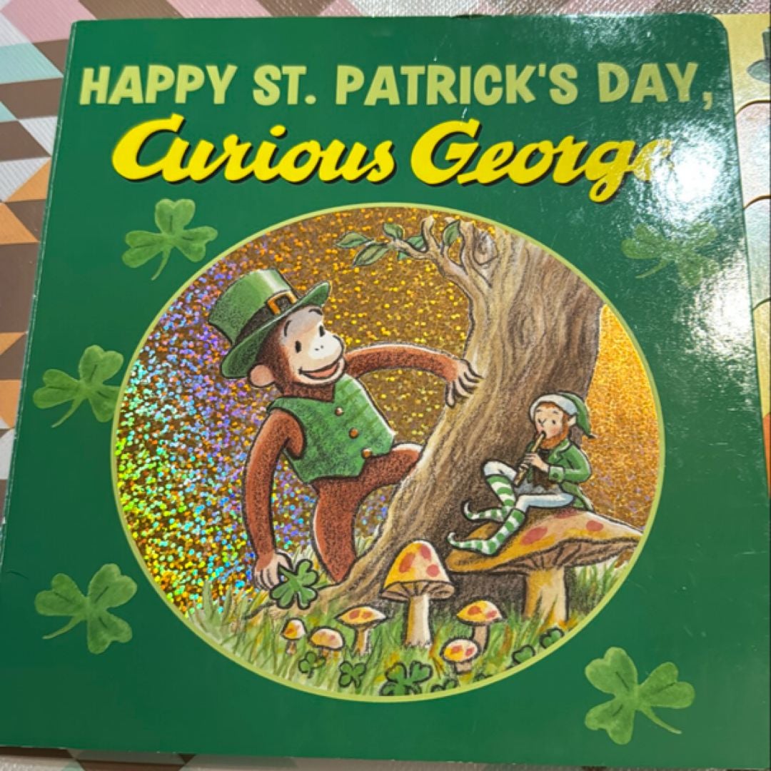 Happy St. Patrick's Day, Curious George Tabbed Board Book