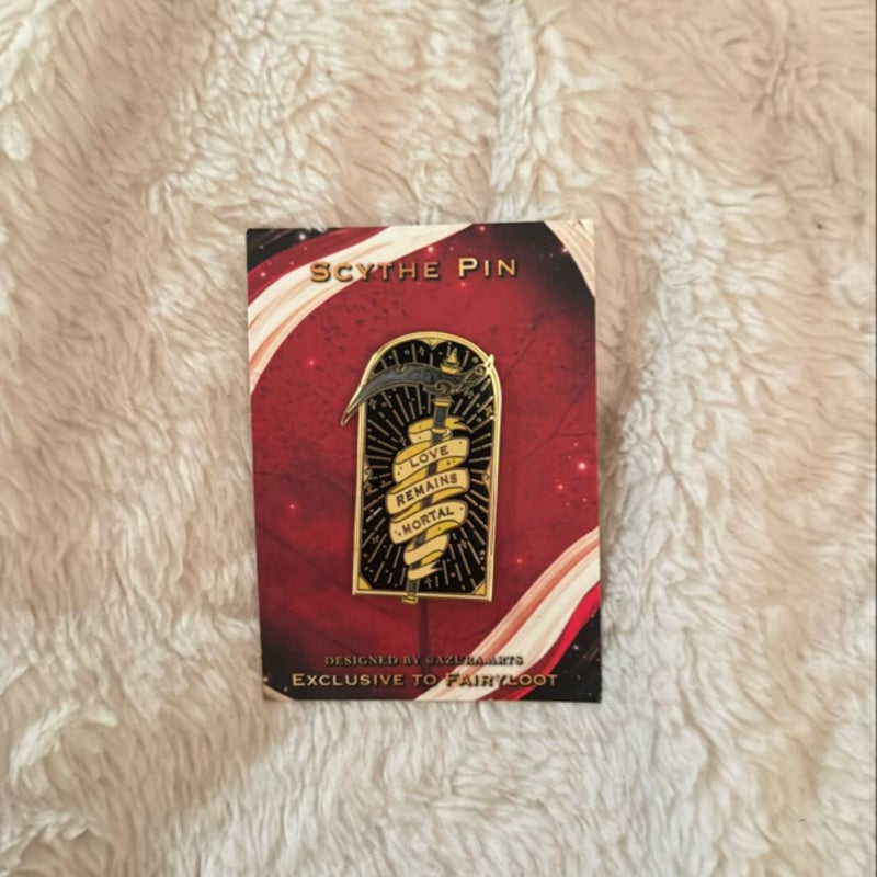 Scythe enamel pin (FairyLoot exclusive)