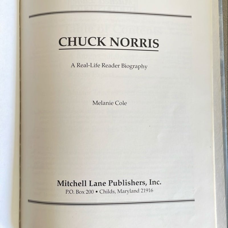 Real life, reader biography of Chuck Norris