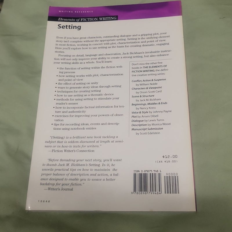 Setting by Jack M. Bickham