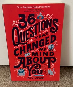 36 Questions That Changed My Mind about You