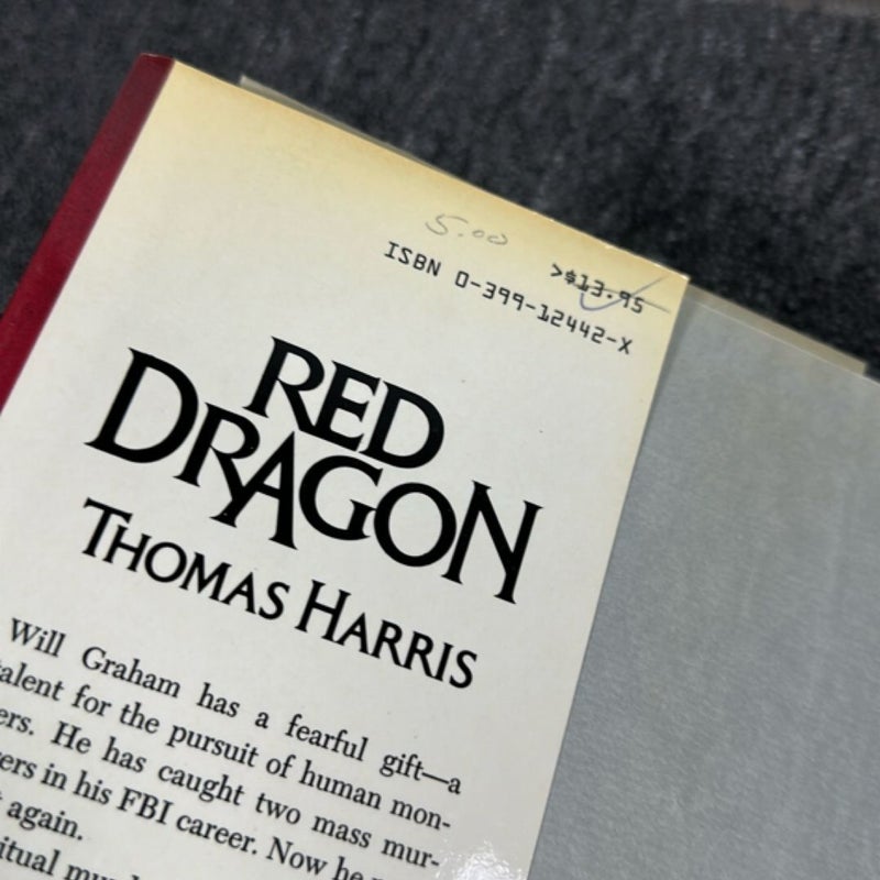 Red Dragon (1981) 1stEDT/1st Print
