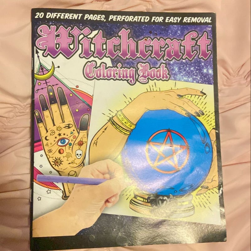 Witchcraft coloring book 