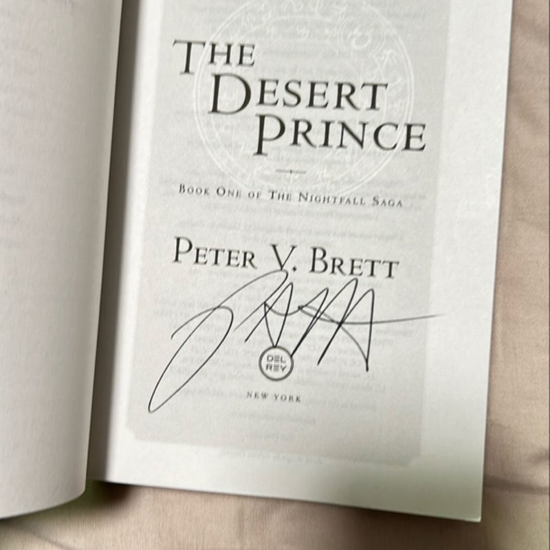 SIGNED The Desert Prince