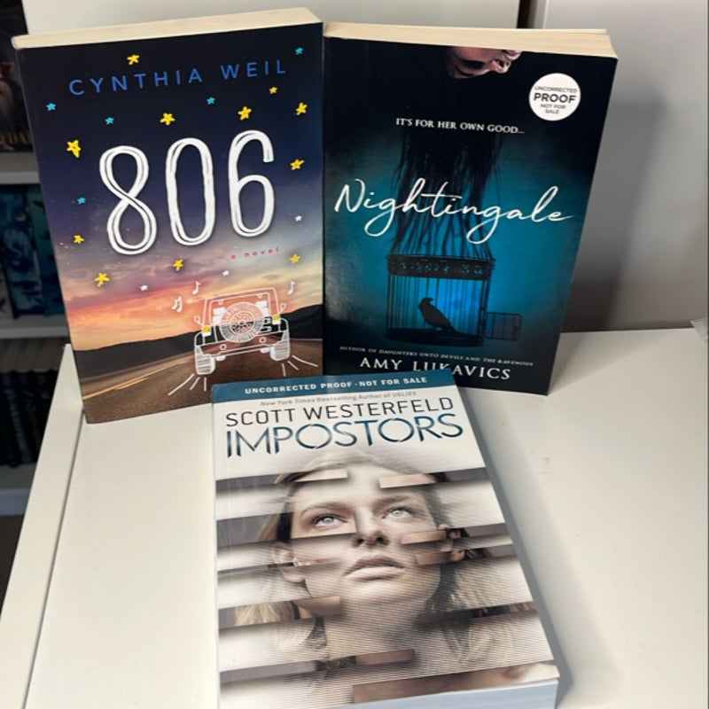 Nightingale, imposters, 806 (ARC Bundle)