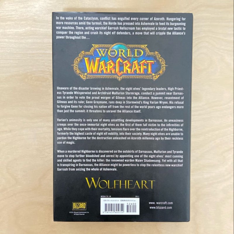 World of Warcraft: Wolfheart (First Edition First Printing)