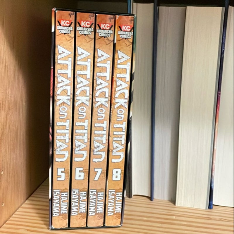Attack on Titan Season 1 Part 2 Manga Box Set