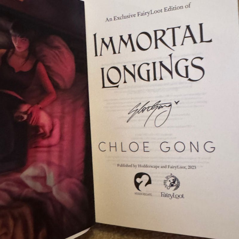 Immortal Longings & Vilest Things (Fairyloot Edition)