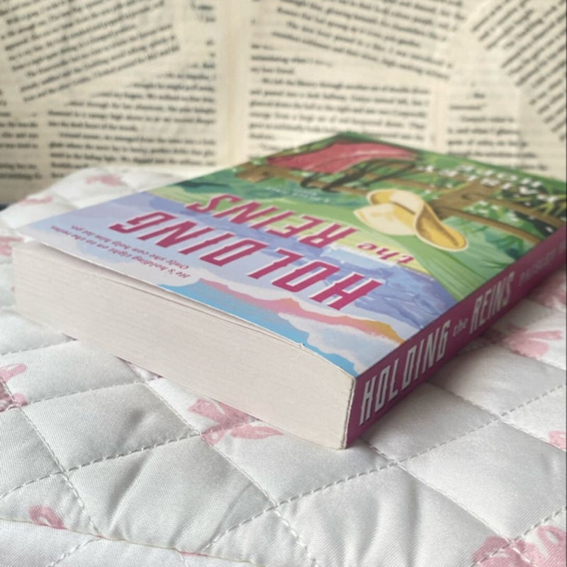 Holding the Reins + handmade bookmark