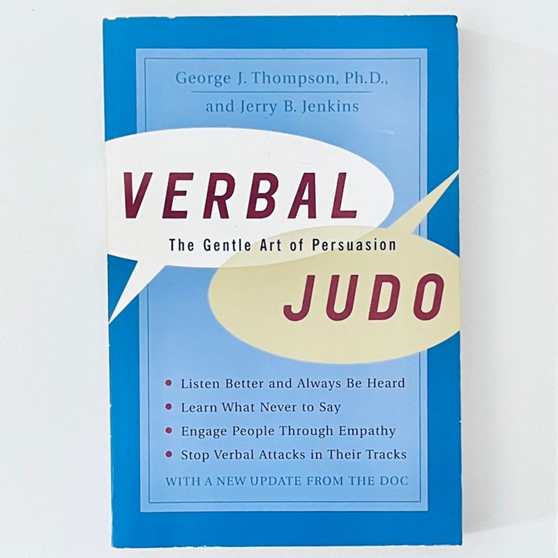 Verbal Judo 1994 First Quill Edition