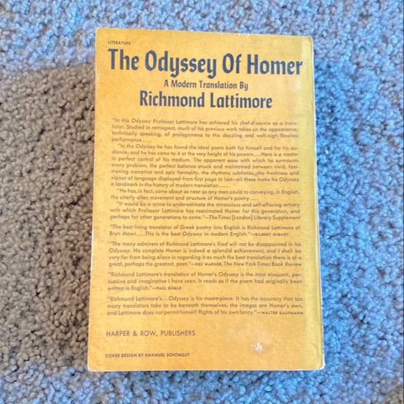 The Odyssey of Homer