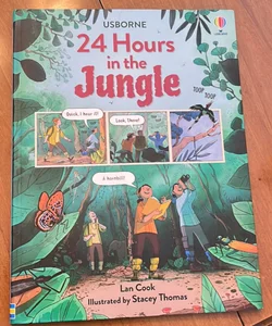 Usborne 24 Hours in the Jungle Rainforest Science Book Homeschool Teacher