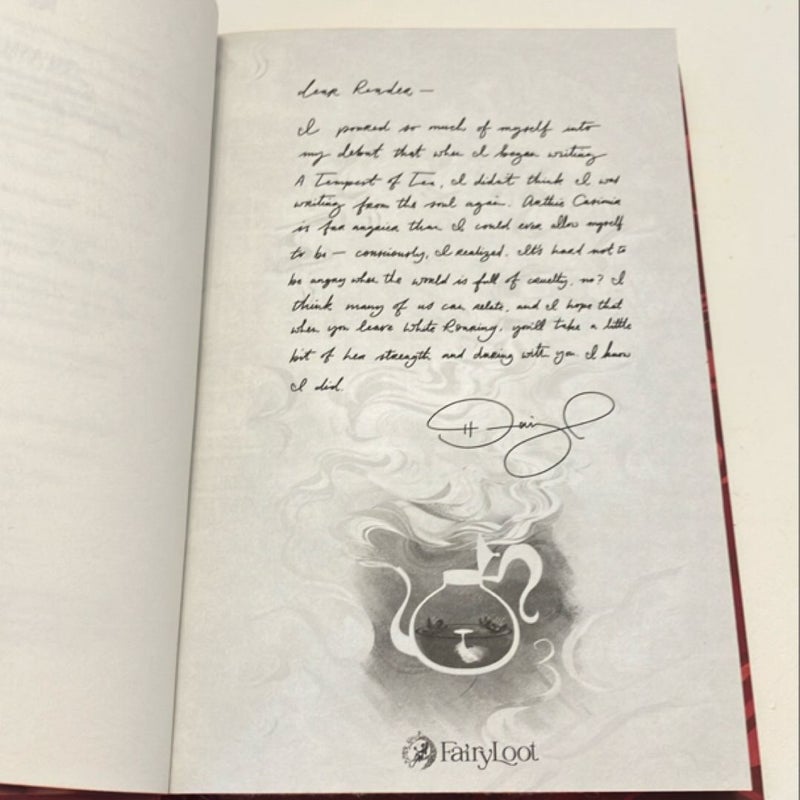 A Tempest of Tea FAIRYLOOT SIGNED SPECIAL EDITION