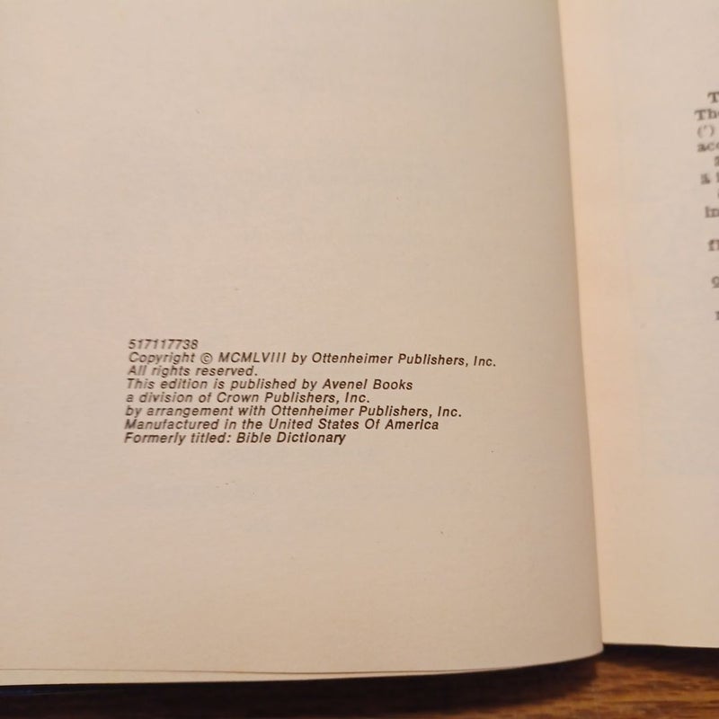 The Family Bible Dictionary