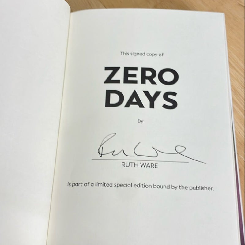 Zero Days SIGNED SPECIAL EDITION