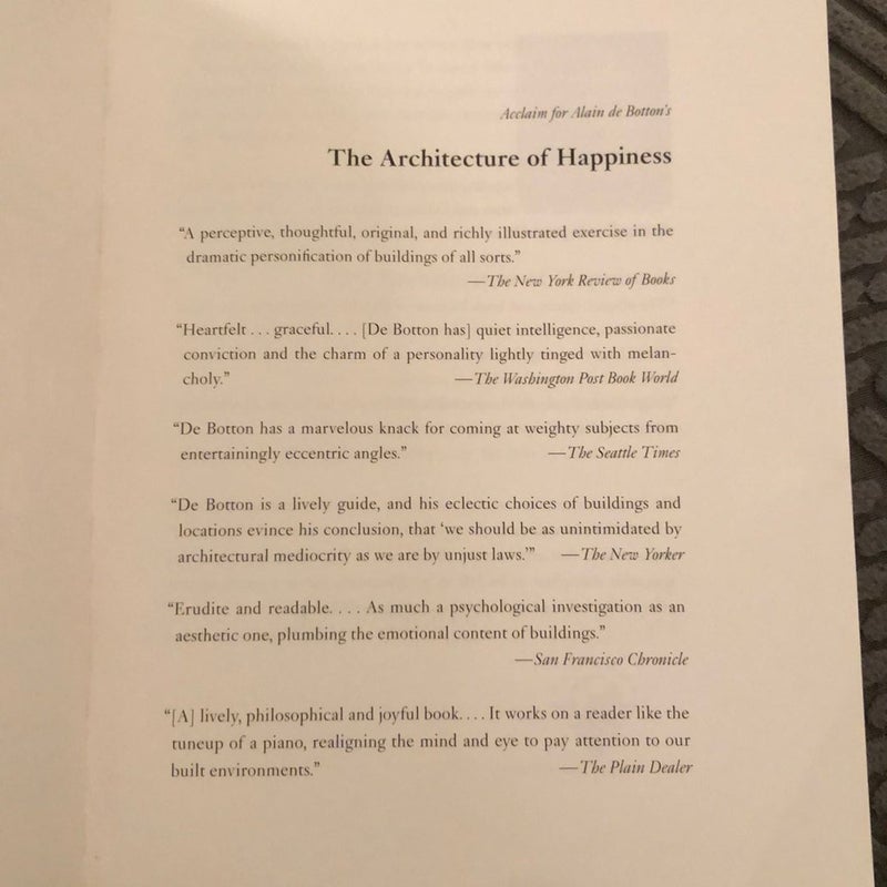 The Architecture of Happiness