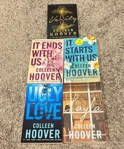 Colleen Hoover stack