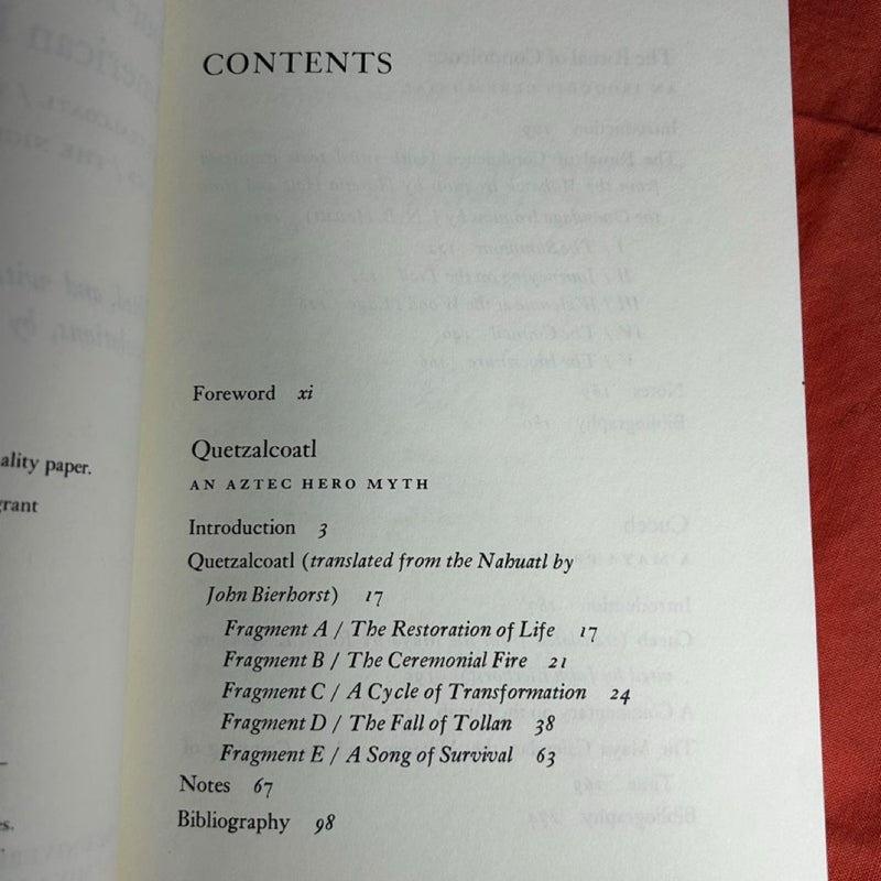 Four Masterworks of American Indian Literature