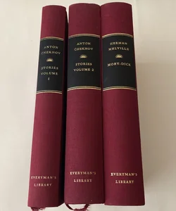 Moby-dick, Stories Volume 1, and Stories Volume 2 