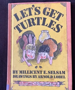 Let’s Get Turtles antique illustrated children’s book 1965