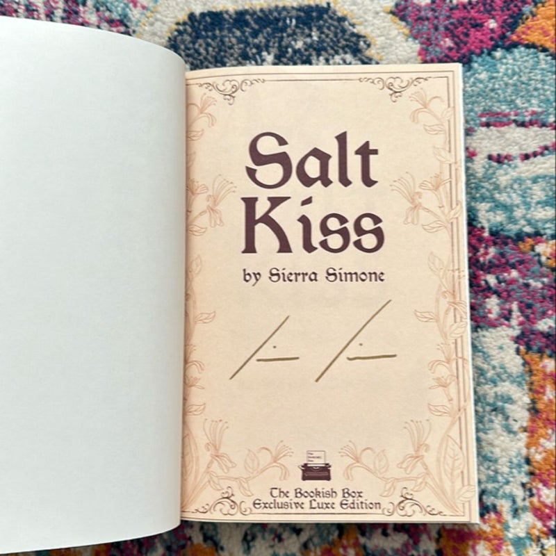 Salt Kiss (bookish box - signed)