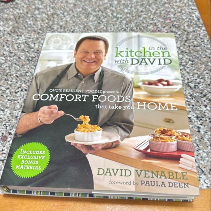 In the kitchen with David cookbook comfort food