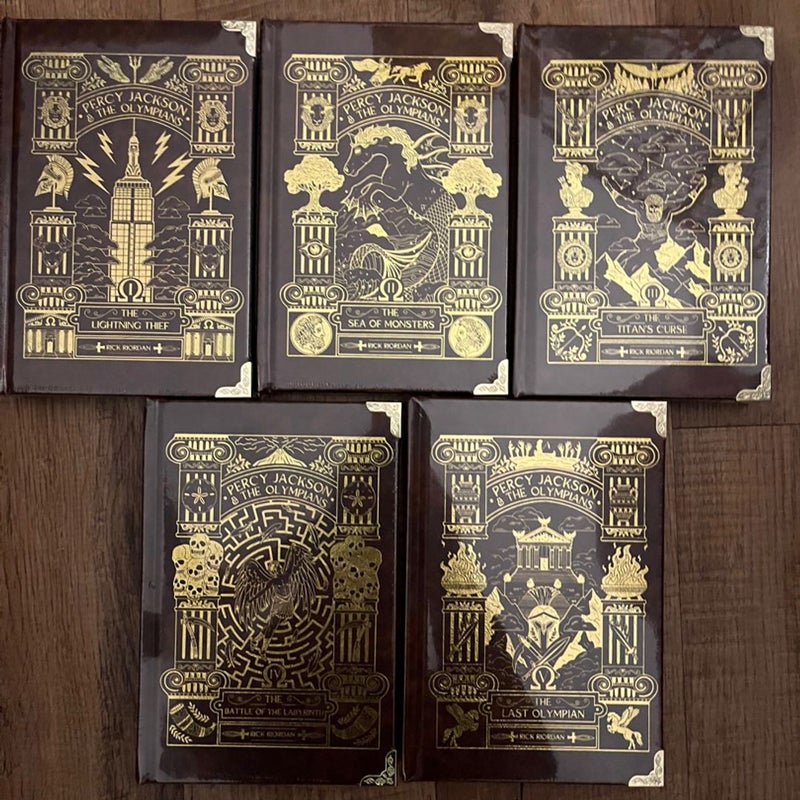 Percy Jackson and the Olympians series Booksih box exclusive