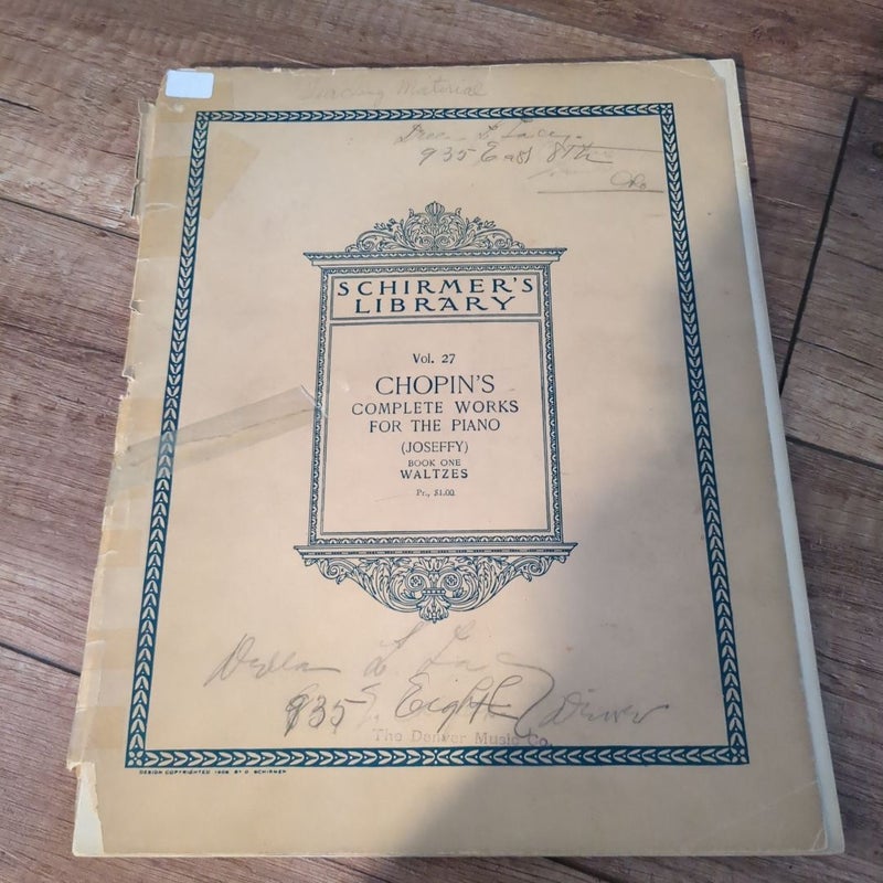 6 vintage piano books!