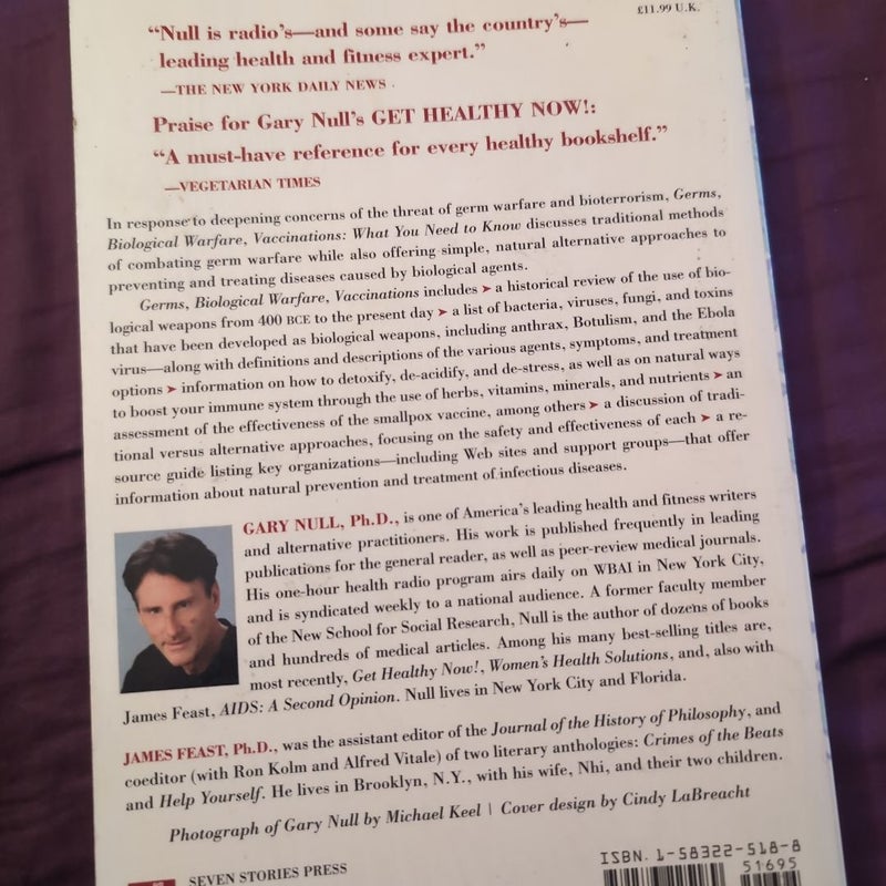 Germs, Biological Warfare, Vaccinations by Gary Null, James Feast