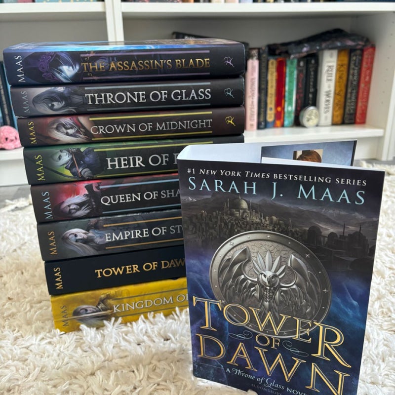 *DUSTJACKETS ONLY* Original Throne of Glass Hardcover Dustjackets