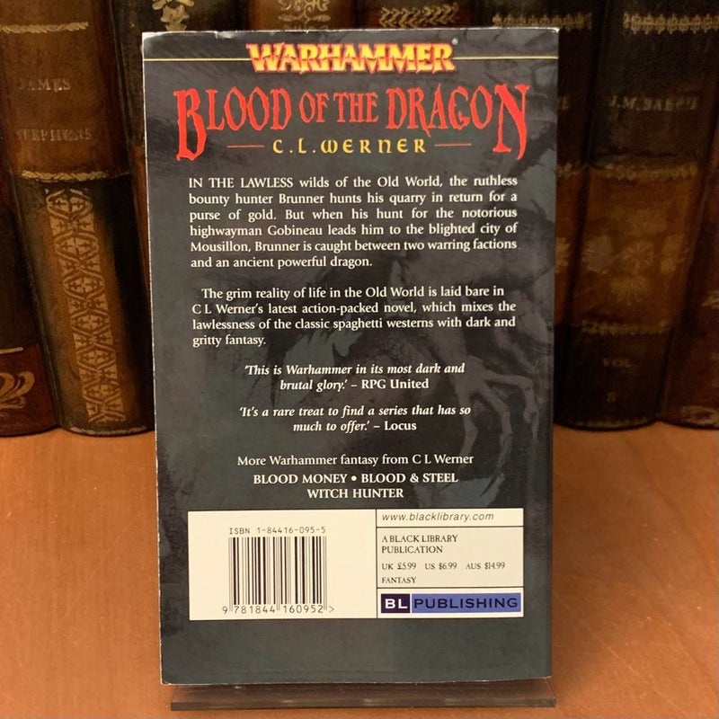 Warhammer: Blood of the Dragon, Brunner the Bounty Hunter, First Edition First Printing