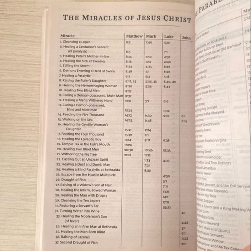 The Holy Bible, King James Version - Free Handmade Bookmark Included!